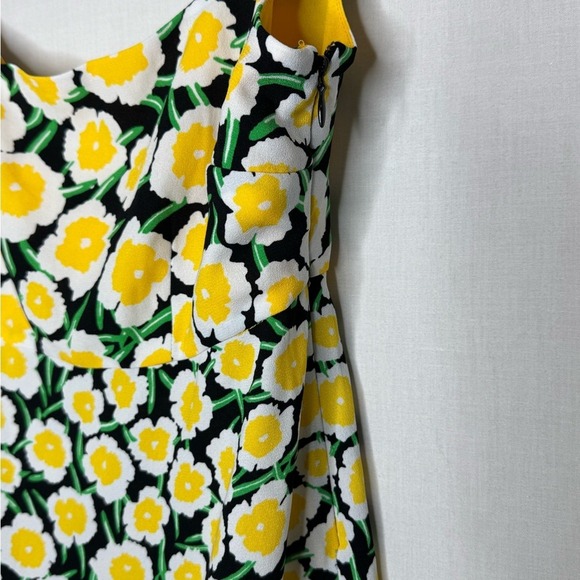 Diane Von Furstenberg x Target 90s Babydoll Mini Dress Sz 0 Daisy Sleeveless - Picture 6 of 8